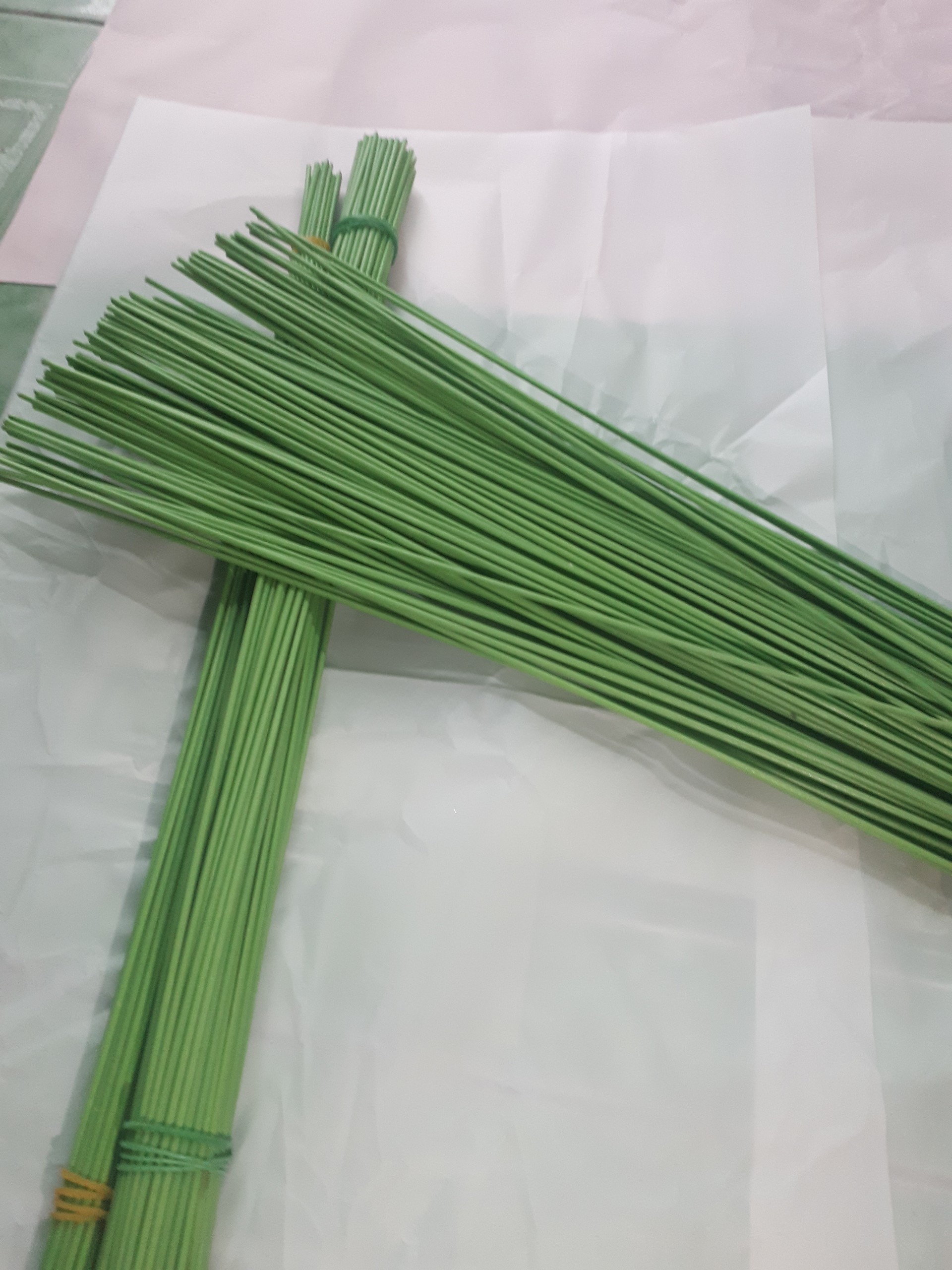 Set 5 cây kẽm cắm hoa sáp