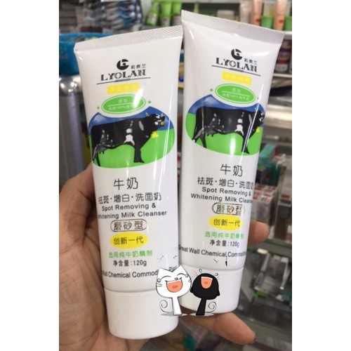 Combo 03 tuýp srm bò làm trắng da lyolan 120g