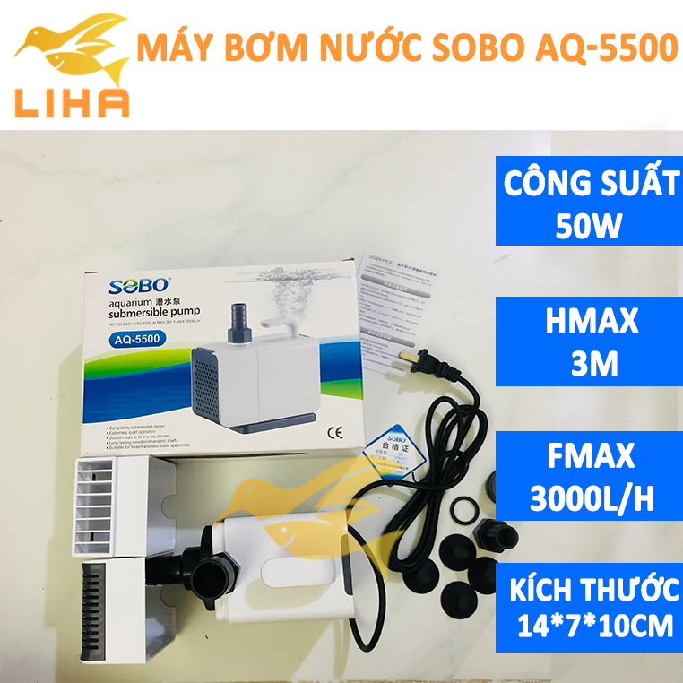 Máy bơm nước sobo aq-5500 - máy bơm bể cá