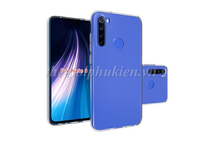 Ốp lưng silicon dẻo trong suốt Xiaomi Redmi Note 8T siêu mỏng 0.6mm