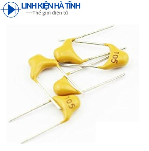 40 con TỤ GỐM VÀNG 1UF 105 50V 5.08MM