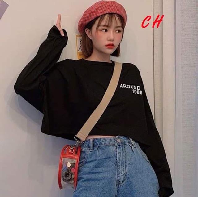 Áo croptop AROUND 1988 dài tay COH0919
