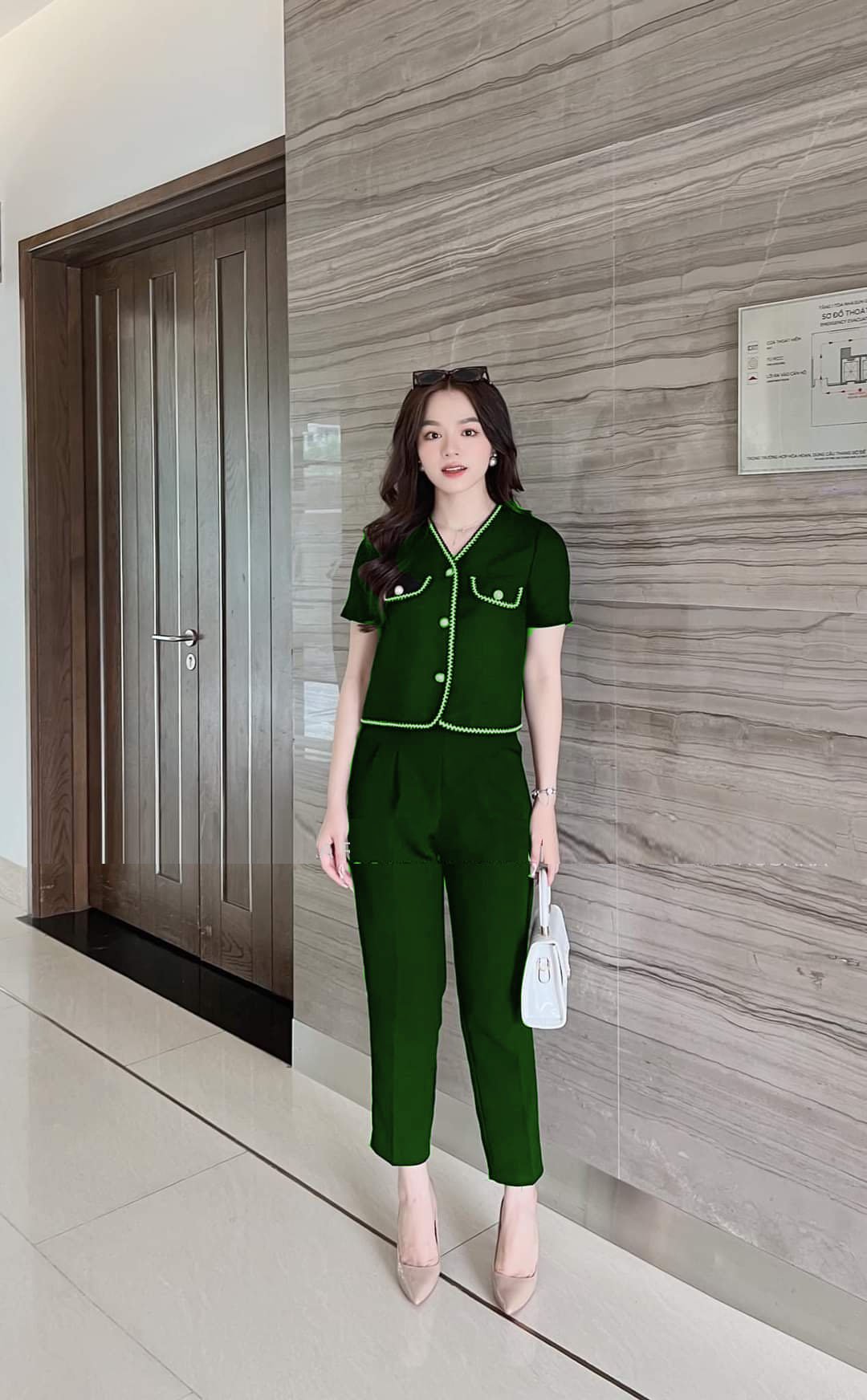 Set bộ lửng 9 tất mặc nhà mùa hè