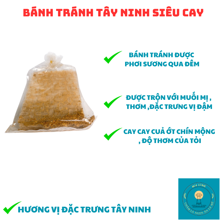 bánh tránh siêu cay túi  30g HẢI ĐĂNG TINYES