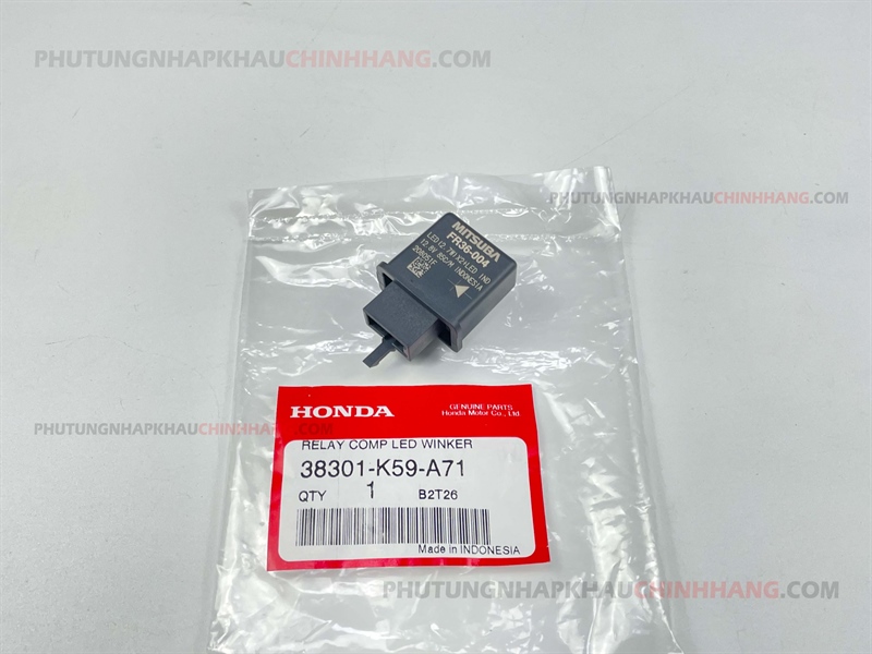Cục chớp xi nhan vario click 125/150/160 2018-2023 chính hãng honda indo 38301k59a71