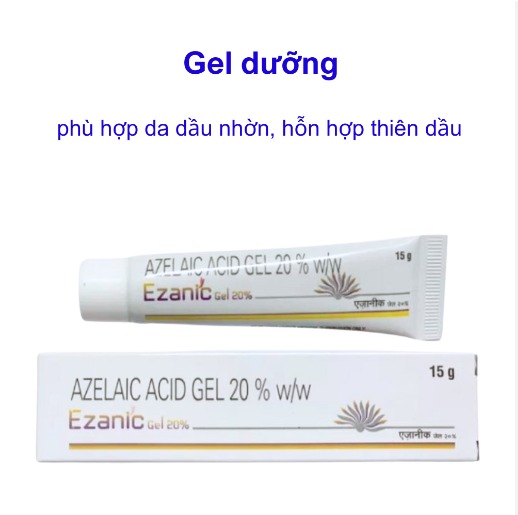 Gel giảm mụn, mờ thâm Azelaic Acid Gel 20% 15 gram