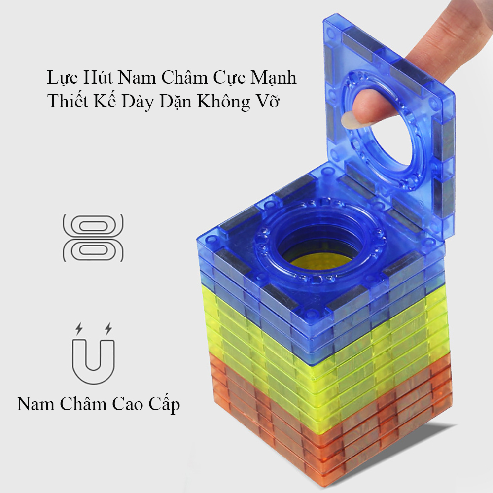 Đồ chơi trẻ em xếp hình nam châm từ tính cao cấp. Đồ chơi phát triên tư duy logic khơi nguồn sáng tạo trong bé.