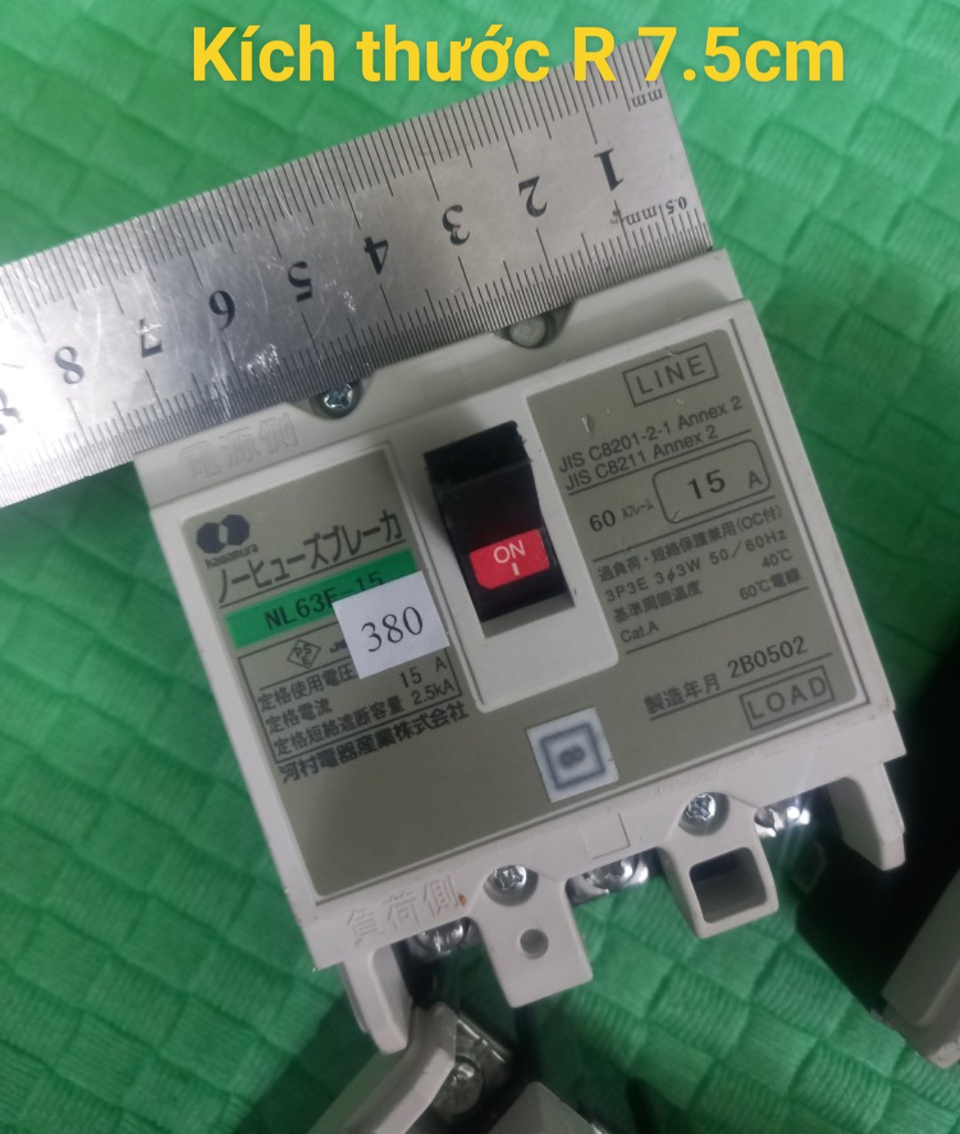 APTOMAT 3 PHA NHẬT BẢN 15A-100A