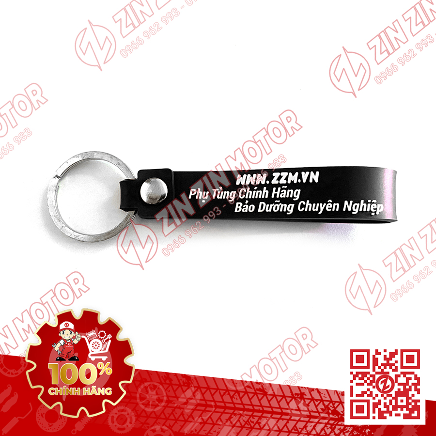 Móc Khóa Zin Zin Motor 20cm Màu Đen