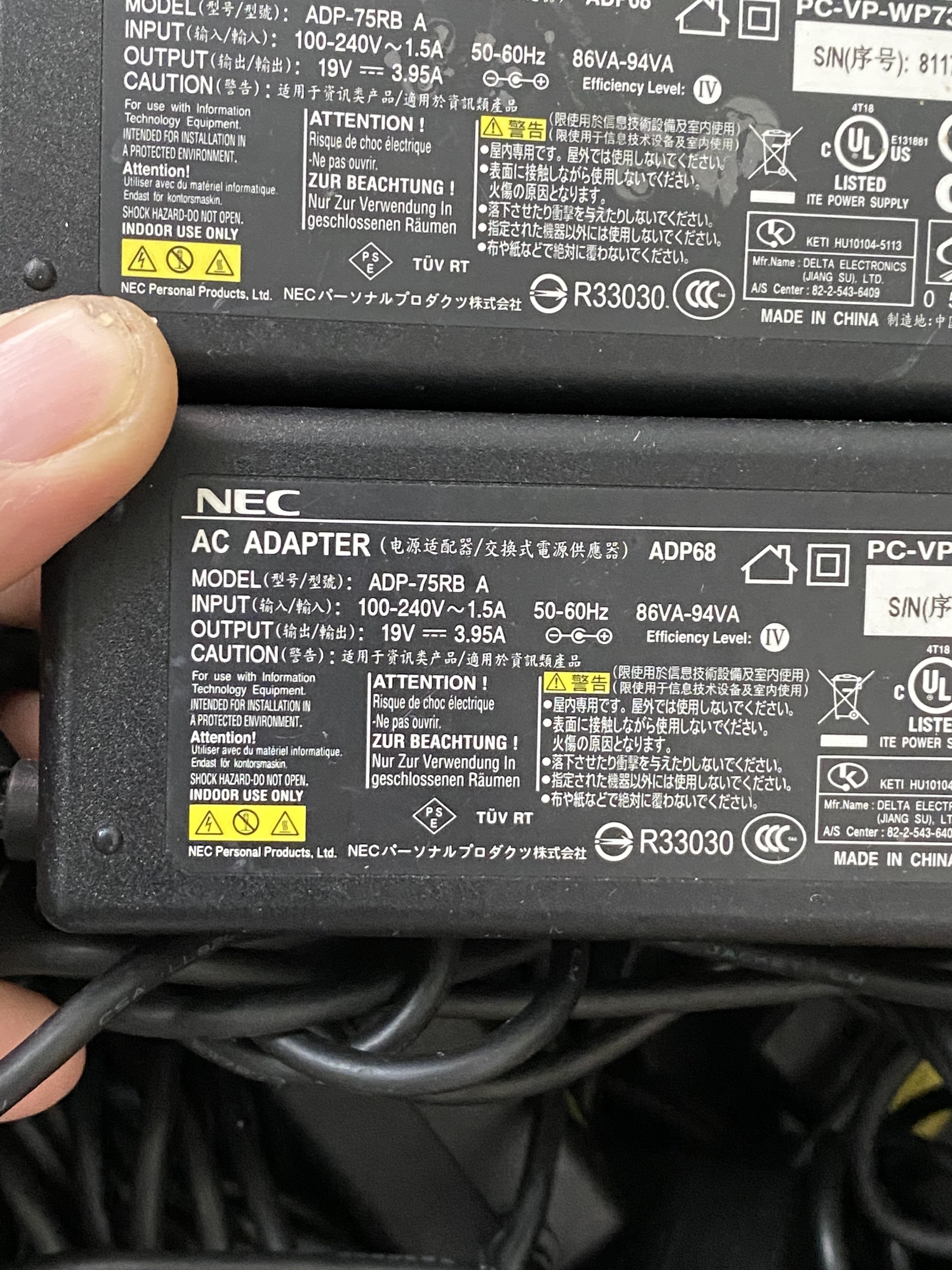 Cục sạc laptop nec 19v 3.95a hàng chuẩn nec cung cấp
