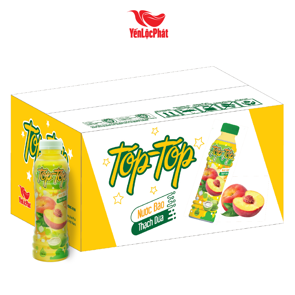 TOPTOP NƯỚC ĐÀO THẠCH DỪA
