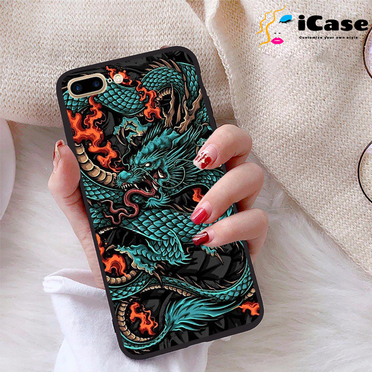 Ốp lưng iPhone 7 Plus viền dẻo TPU BST Rong