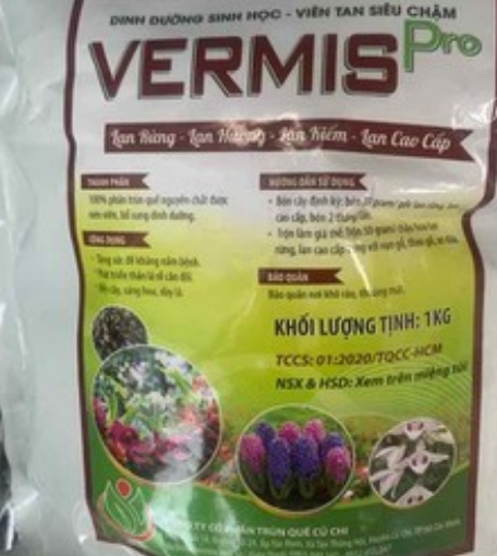 Phân trùn quế tan siêu chậm Vermis-Pro gói 1kg