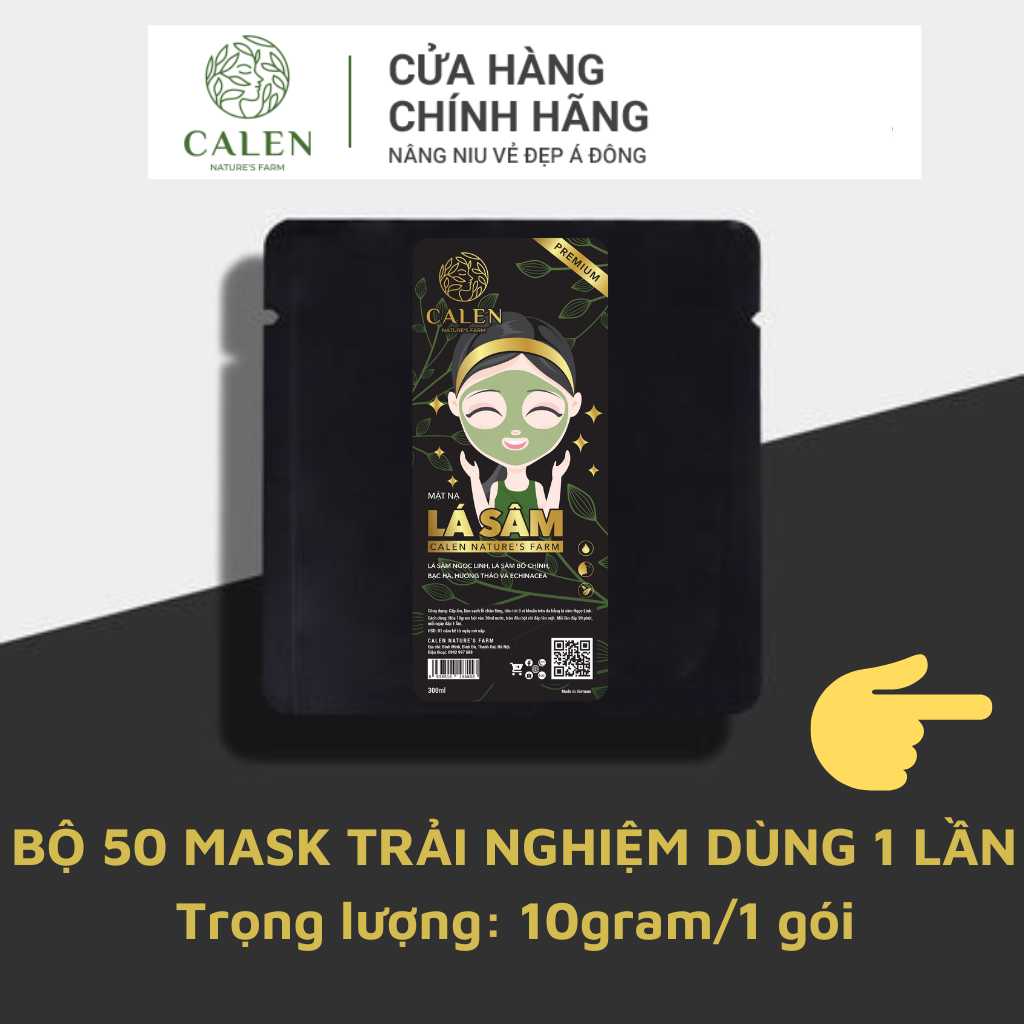 MASK THẢO DƯỢC TRẢI NGHIỆM CALEN