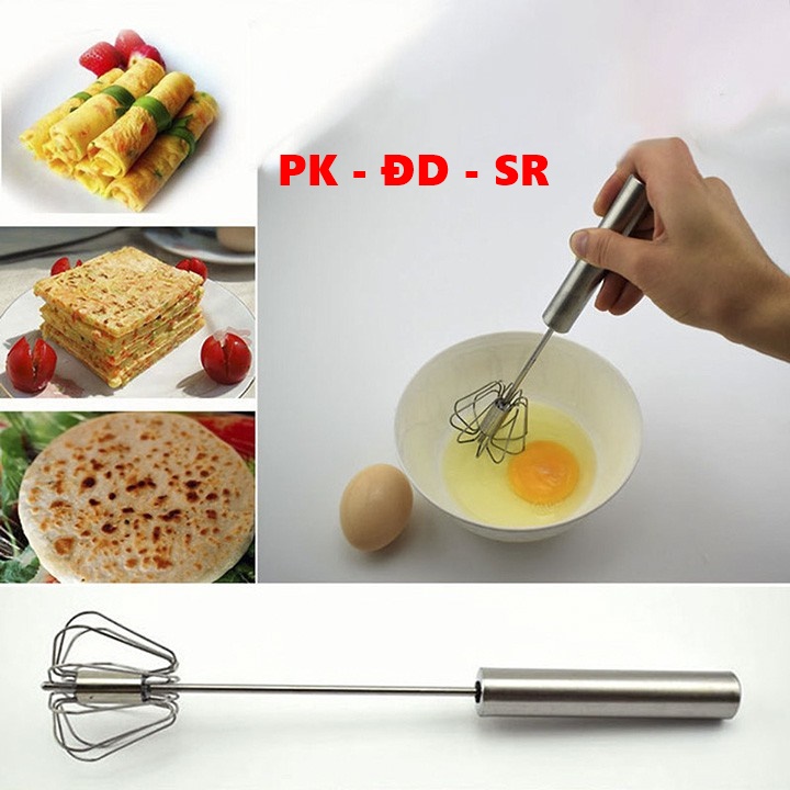 Cây Đánh Trứng, Đánh Bọt Cafe Chất Liệu Inox - Siêu Rẻ