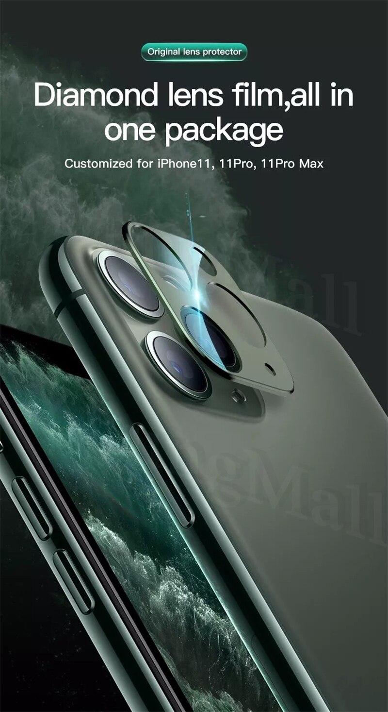 Dán Kính Camera 3D Cho iPhone 11 Pro Max Hiệu Totu, Dán Camera iPhone 11 Pro Max