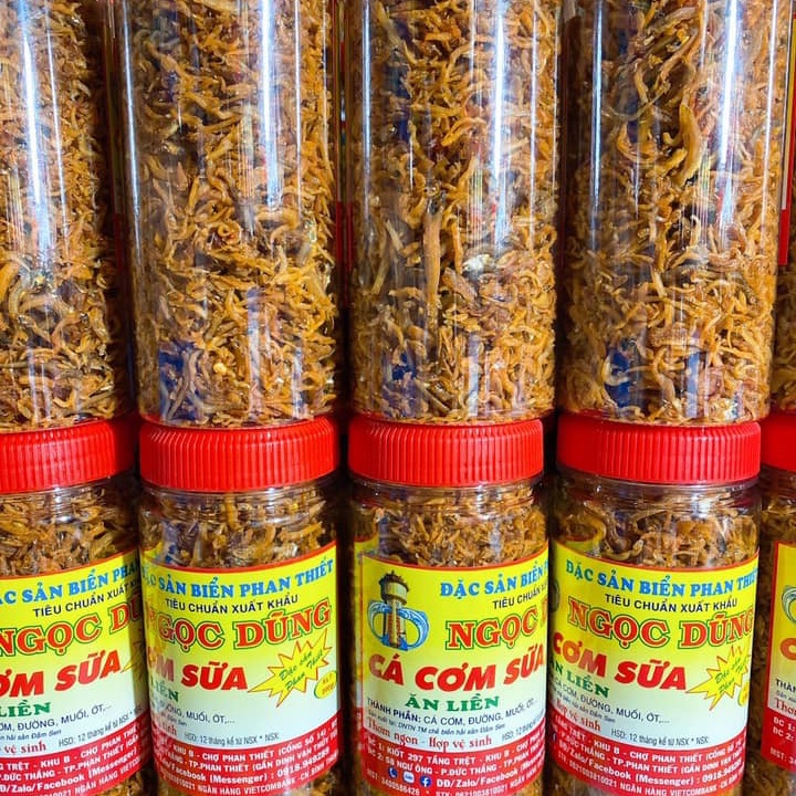 [FREESHIP MAX] Cá Cơm Sữa ( ăn liền ) là món ăn ngon ơi là ngon của Shop Đặc Sản Biển Phan Thiết NGỌC DŨNG; Hộp 200 gram. HSD 12 tháng kể từ ngày đặt hàng.