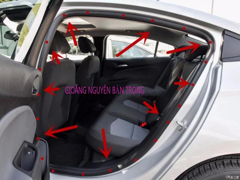 Gioăng nguyên bản full 4 thành cửa cho xe ô tô