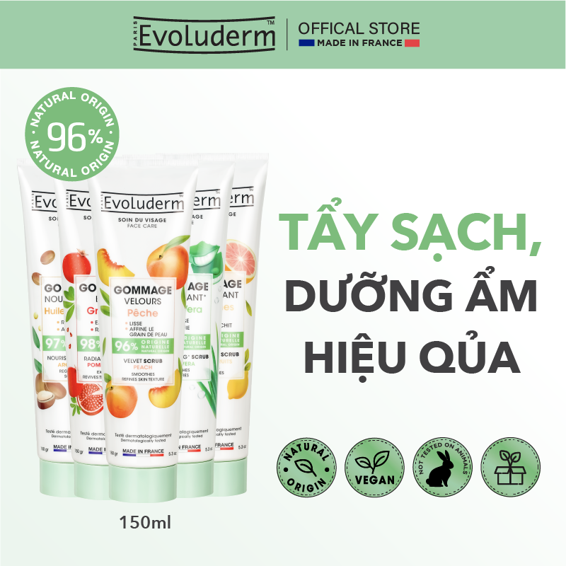 Evoluderm Facial Exfoliator 150ml