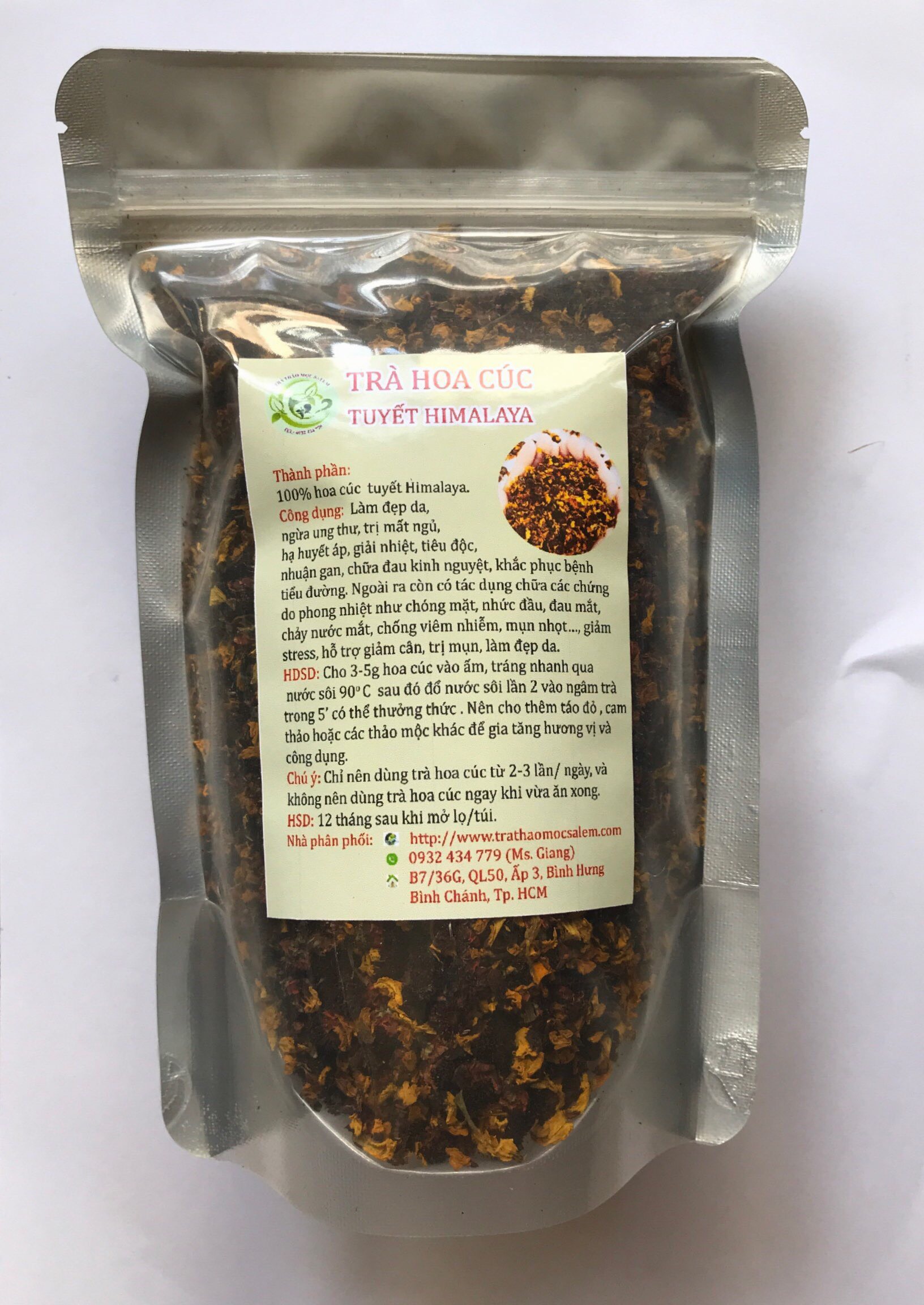 [HCM]Trà hoa cúc himalaya 100g