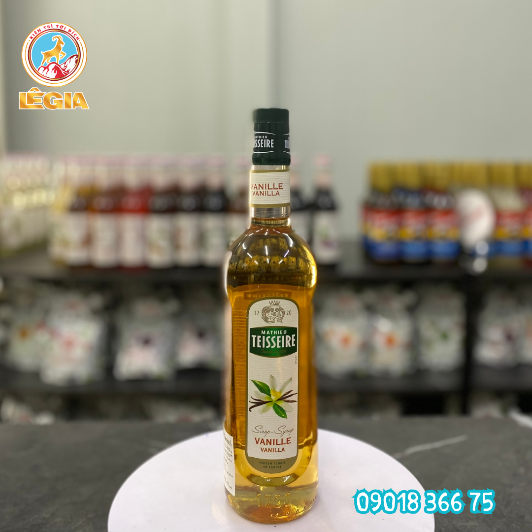 Siro teisseire vani 700ml - teisseire vanilla syrup