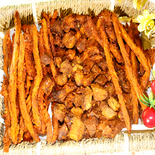 Khô Bò Cao Cấp Hai vị ( viên, cây ) 1kg
