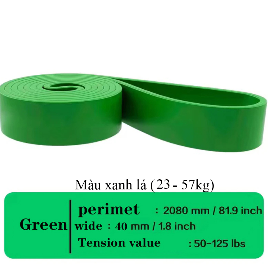 Dây đa năng hổ trợ tập luyện powerband nhiều mức kháng lực WP