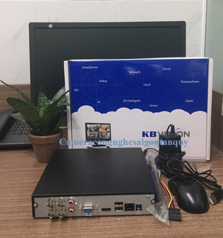 Đầu ghi hình kx-7104sd6 4 kênh + 1 kênh ip kbvision