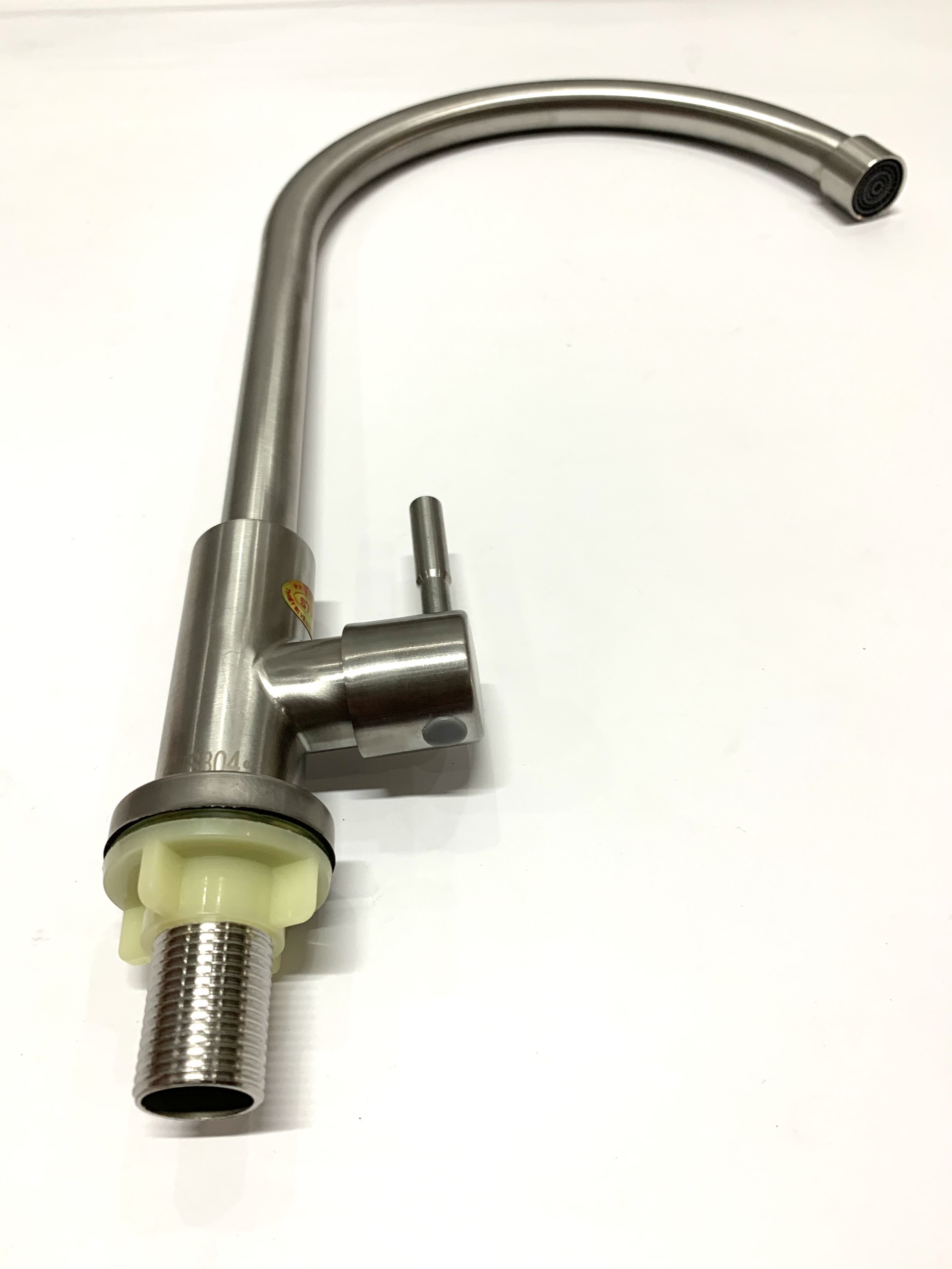 Vòi rửa bát, chén (chỉ lạnh) INOX SUS 304 cần cứng