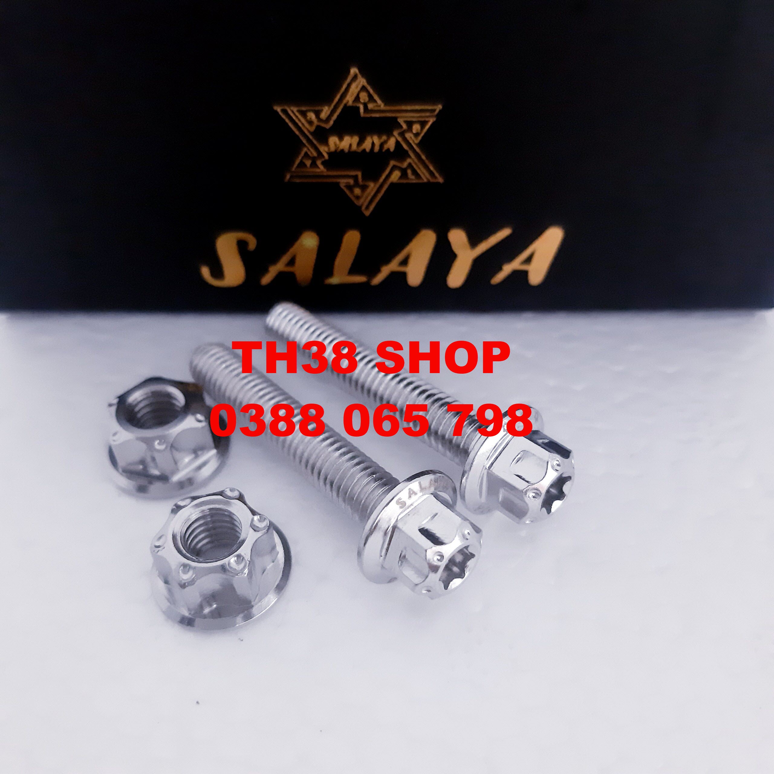 cặp cốt gác chân wave salaya [2 x 6ly40 + kèm tán]