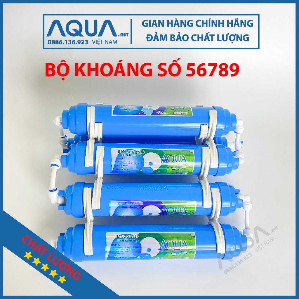 Bộ Lõi Tạo Khoáng AQUA 5 6 7 8 9 10 Chính Hãng Dùng Cho Các Dòng Máy Lọc Nước RO - NANO