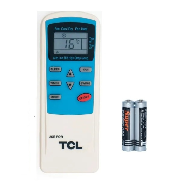Remote Điều Khiển Máy Lạnh TCL Điều Hòa Royal 9000BTU KTTCL001 Kèm Pin