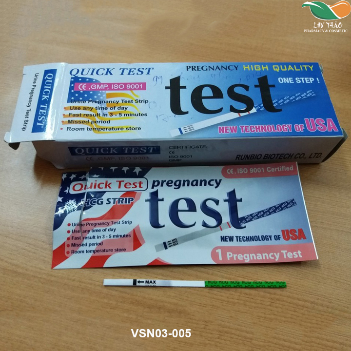 [Che tên sp] COMBO 10 QUE THỬ THAI QUICK TEST CHÍNH XÁC HIỆU QUẢ CAO