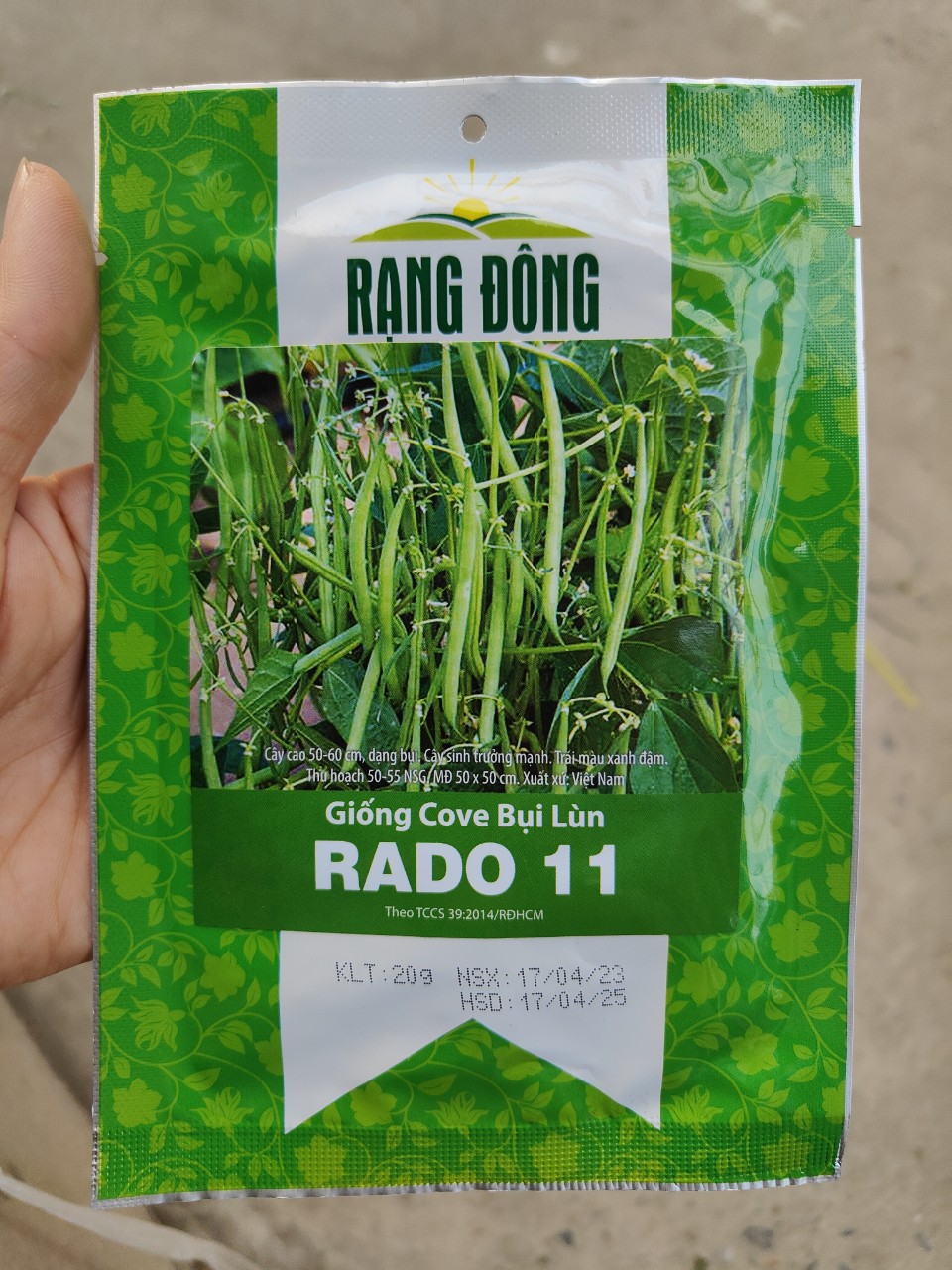 Hạt giống đậu lùn siêu quả 50gr, đậu cove bụi vàng/ xanh