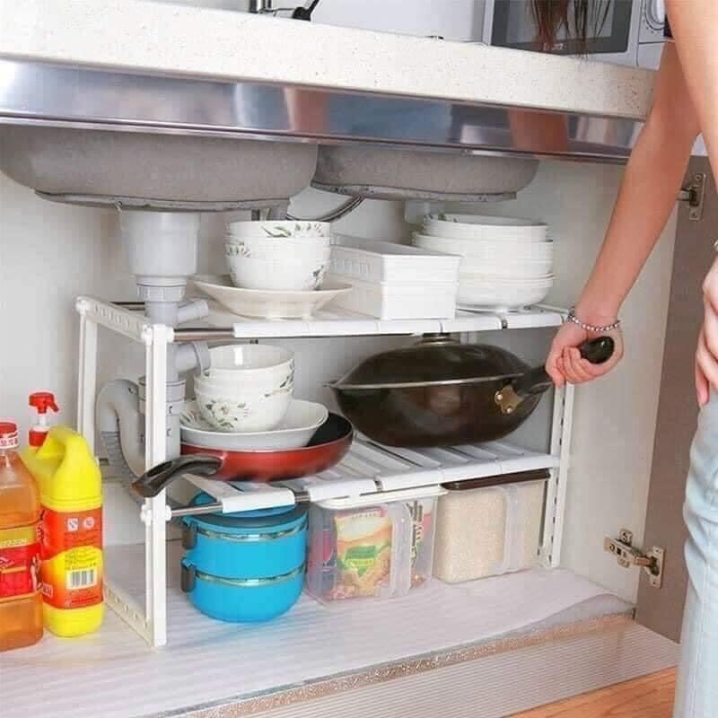 Kệ gầm bếp đa năng siêu tiện lợi