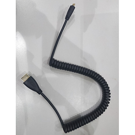Dây cáp HDMI to Micro HDMI dạng lò xo xoắn