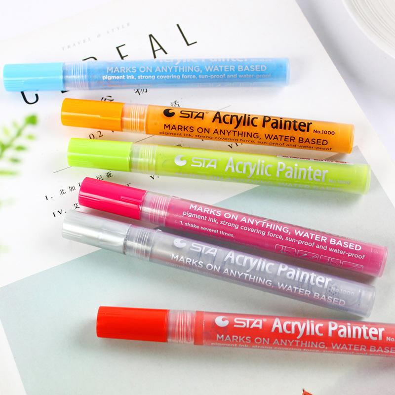 Bộ Bút Sơn Acrylic STA Painter 12/24 Màu