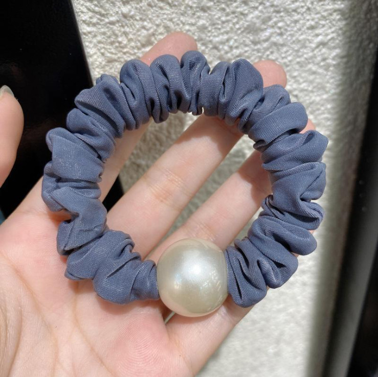 [HCM]Dây buộc tóc - vòng cột tóc hạt sáng vải chun 3 màu lựa chọn - KT43
