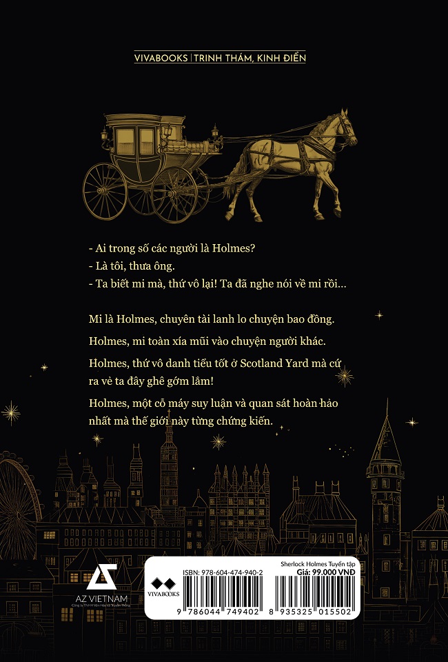Sách - SHERLOCK HOLMES Tuyển Tập
