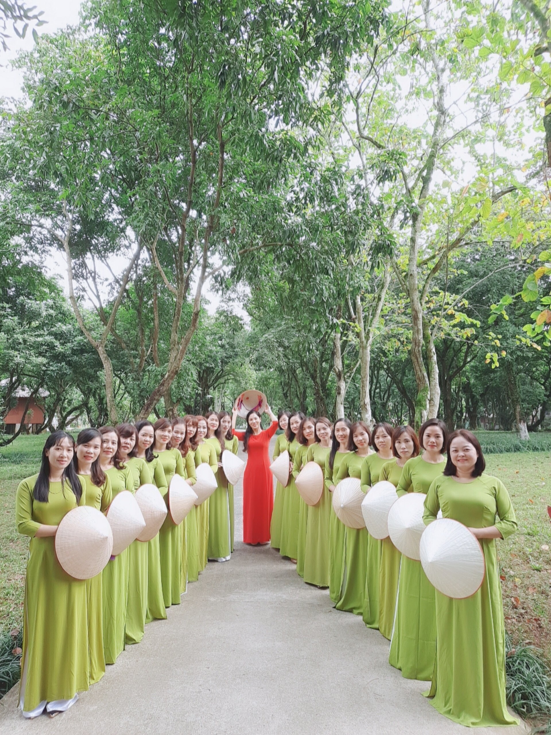 Áo dài xanh cốm trơn đồng phục,lẻ siêu đẹp