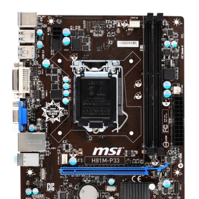 [HCM]Main h81 Msi - hàng zin đủ Fe chặn