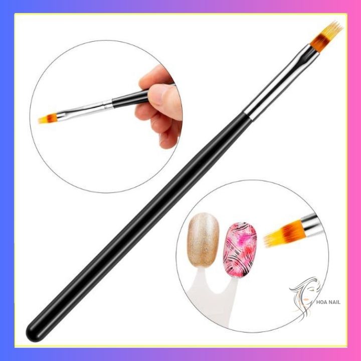 Cọ omber gel đầu dẹt làm nail giá rẻ