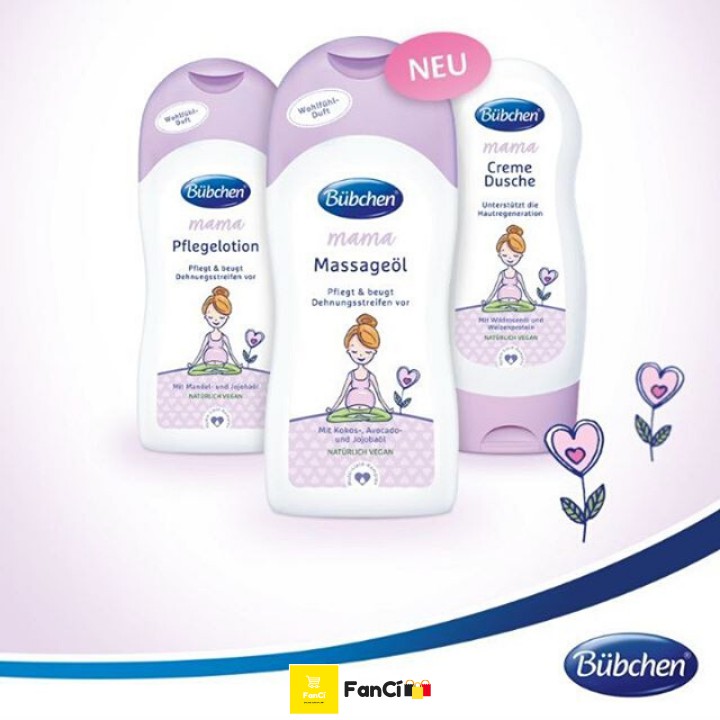 SỮA DƯỠNG THỂ CHO MẸ BẦU BUBCHEN MAMA 200ML