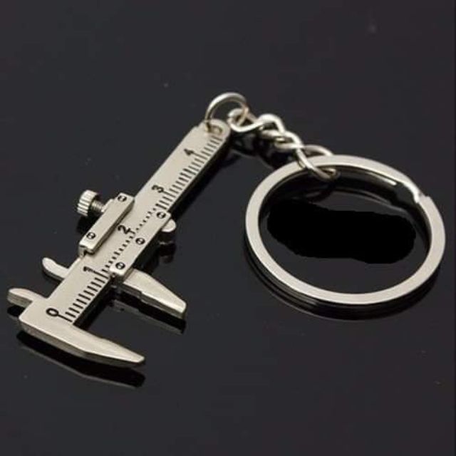 Móc khóa mô hình thước kẹp mini