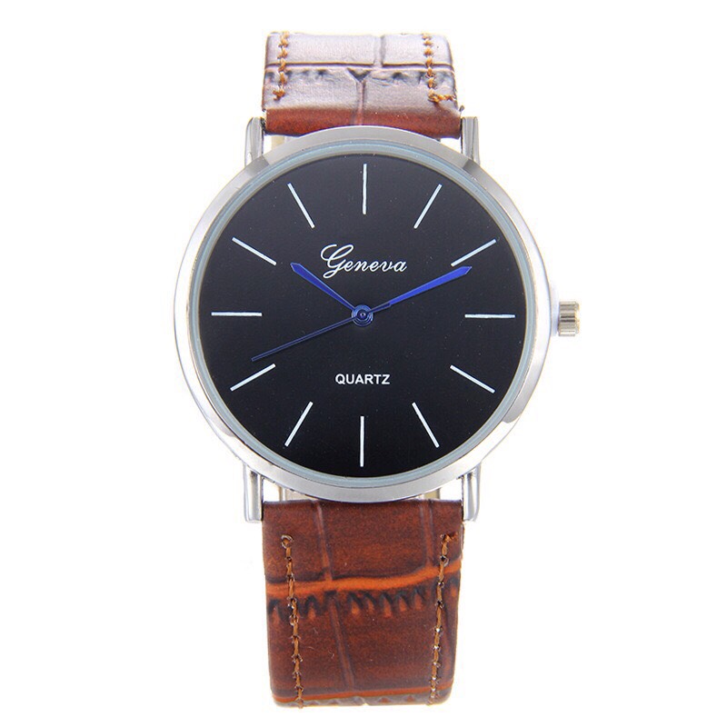 Đồng hồ thời trang nam Geneva dây da cao cấp MS922