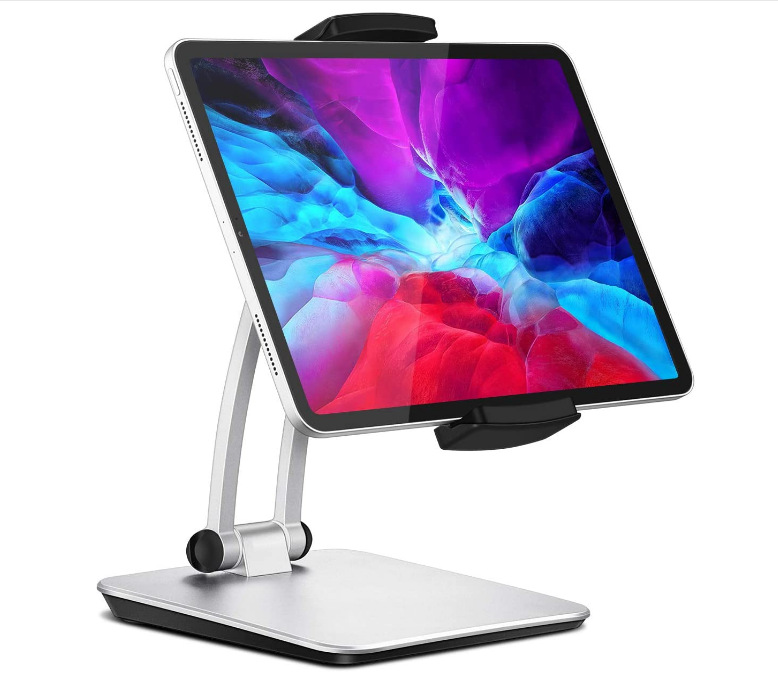 Giá đỡ máy tính bảng,ipad, điện thoại để bàn hợp kim nhôm xếp gọn