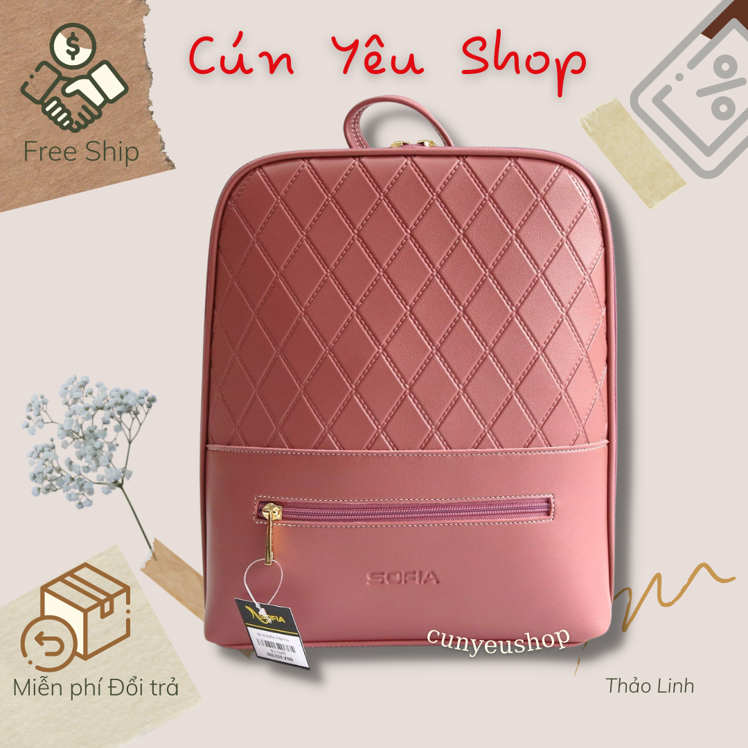 Balo SOFIA Cunyeushop đựng vừa A4 BA90
