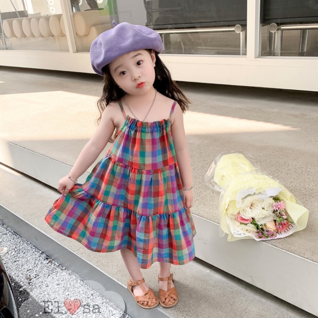 Mua Váy bé gái - Váy babydoll họa tiết bông hoa siêu xinh cho bé 1-5 Tuổi |  Tiki