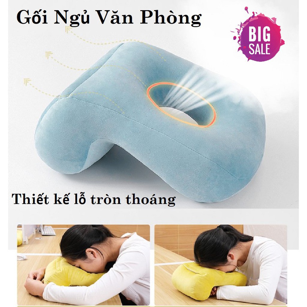 [HCM]Gối ngủ dành cho dân văn phòng 3 in 1 (tựa đầu tựa lưng tựa tay)