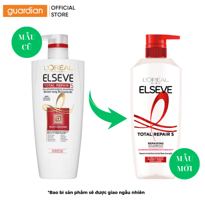 Dầu gội phục hồi hư tổn L'Oreal Elseve Total Repair (650ml)